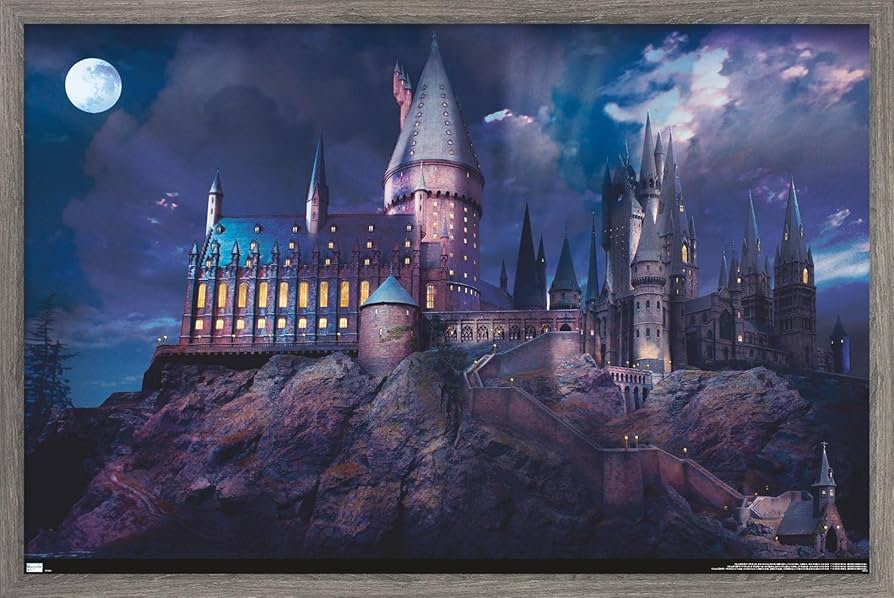 希少❇️人気 ハリー・ポッター HOGWARTS CASTLE ポスター 美品 新ハリー・ポッター展（New Harry Potter The Exhibition）2022